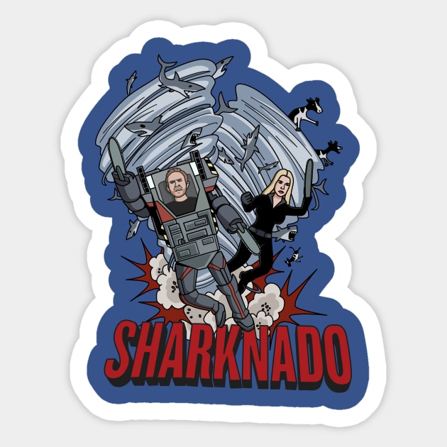 Sharknado Heroes Sticker by jasesa